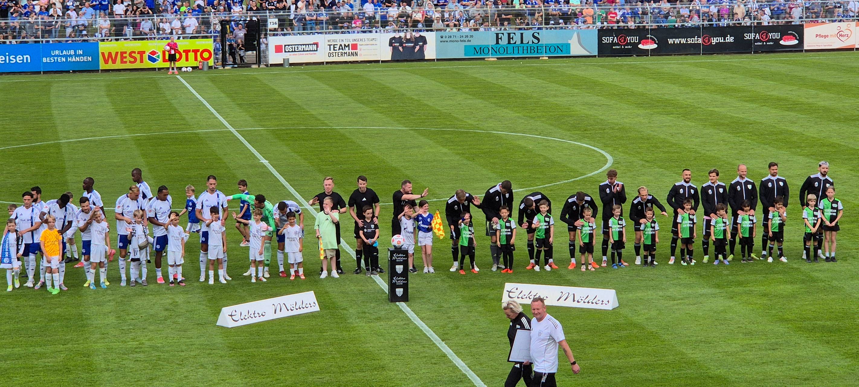 1. FC Bocholt mit gelungenem Test gegen Schalke