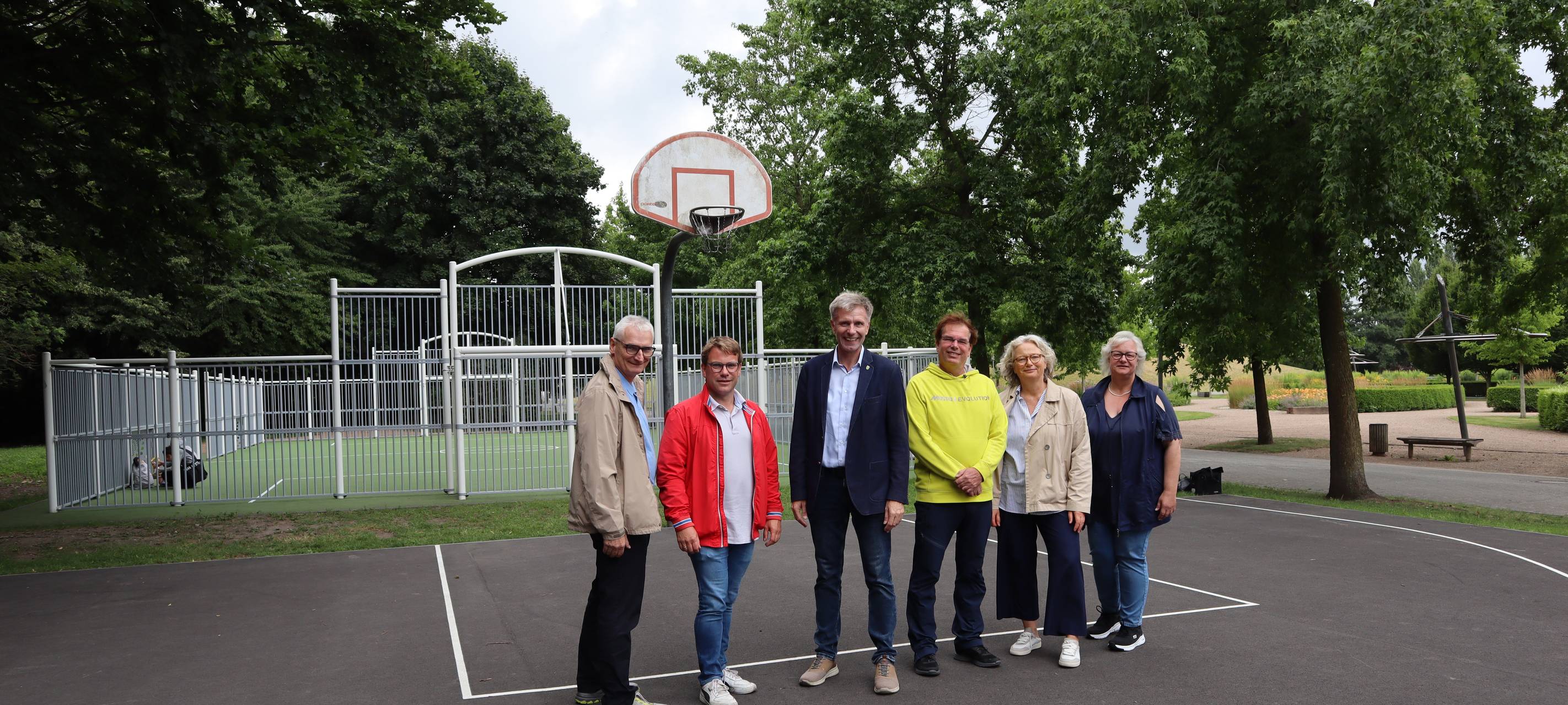 Neue Sportanlagen auf dem LAGA-Gelände in Gronau