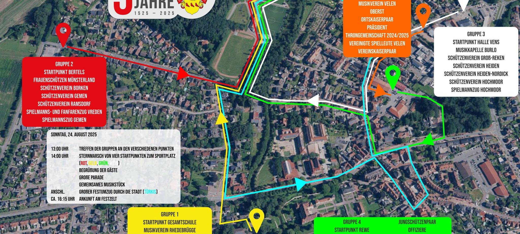 500 Jahre St.-Andreas-Schützenbruderschaft Velen e.V.