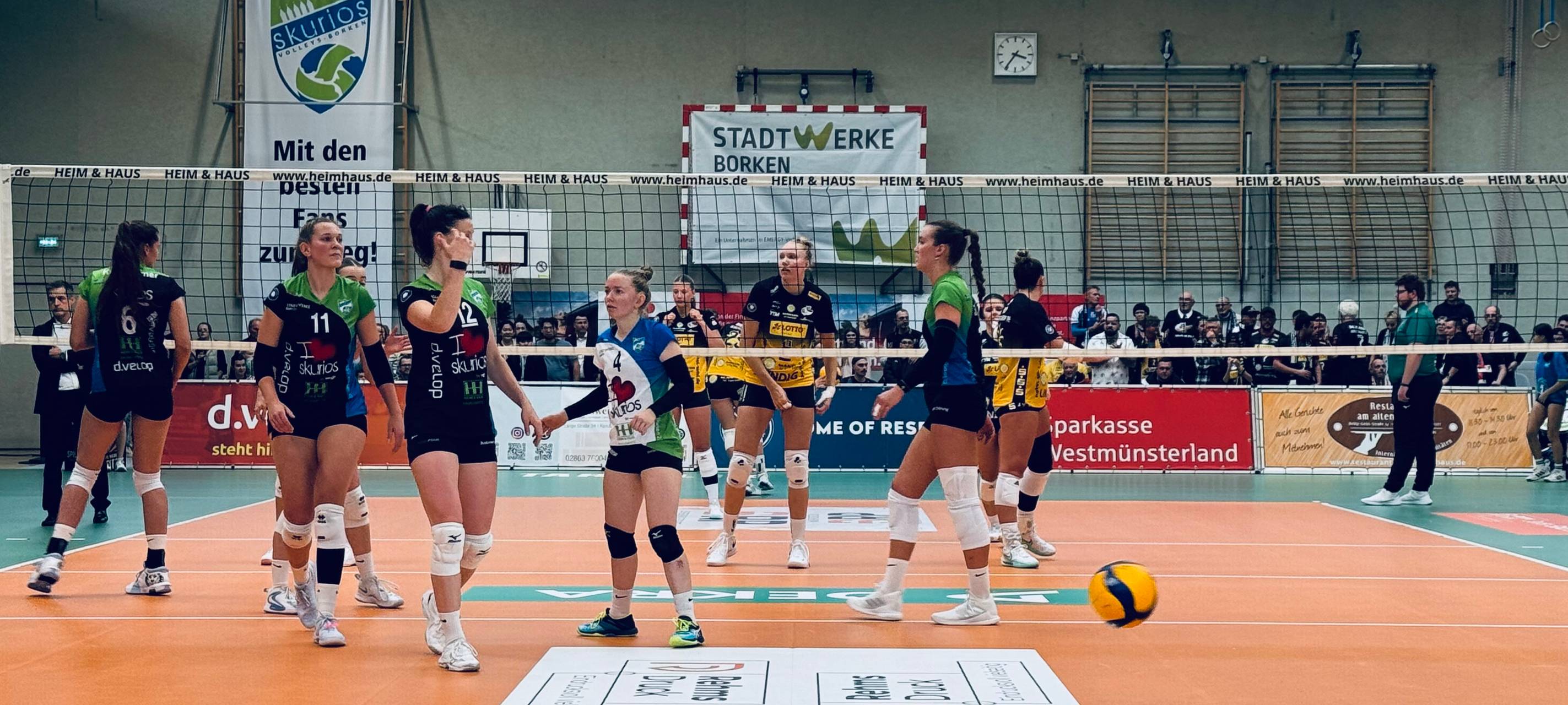 0:3- Auftaktniederlage für die Skurios Volleys Borken