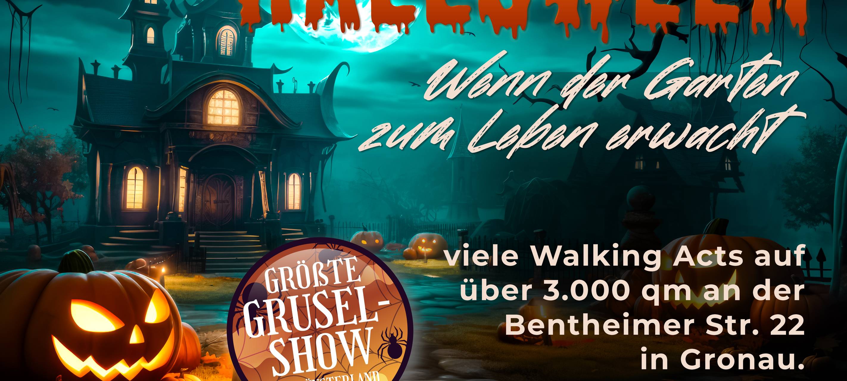 Gruselgärten und Horrorhäuser im Kreis Borken