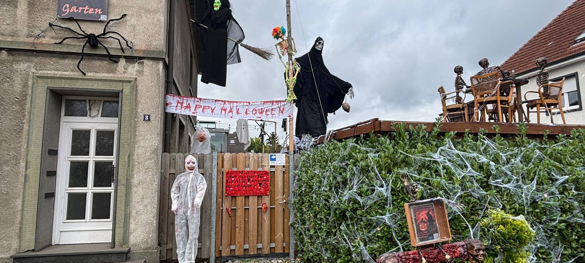 Gruselgärten und Horrorhäuser im Kreis Borken