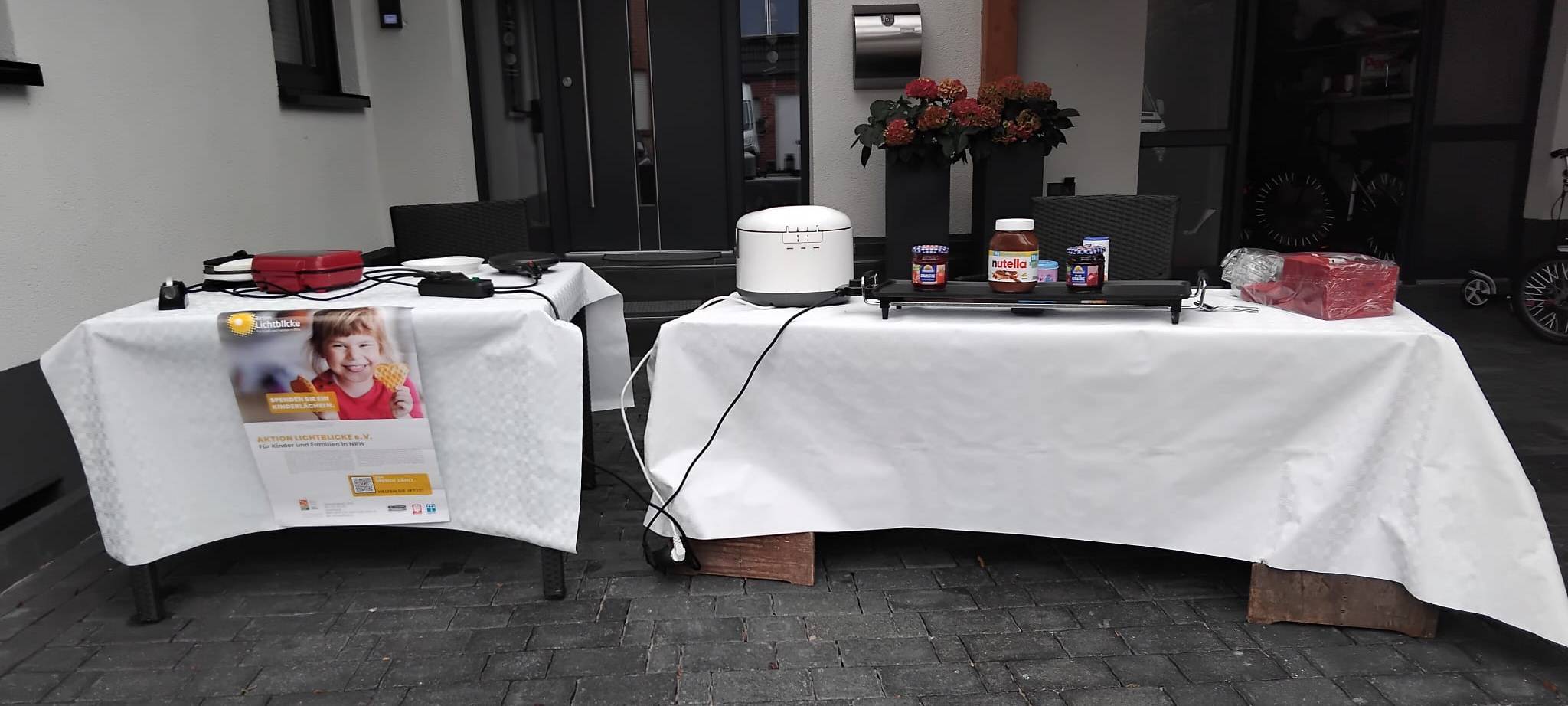 Waffeln backen für Lichtblicke