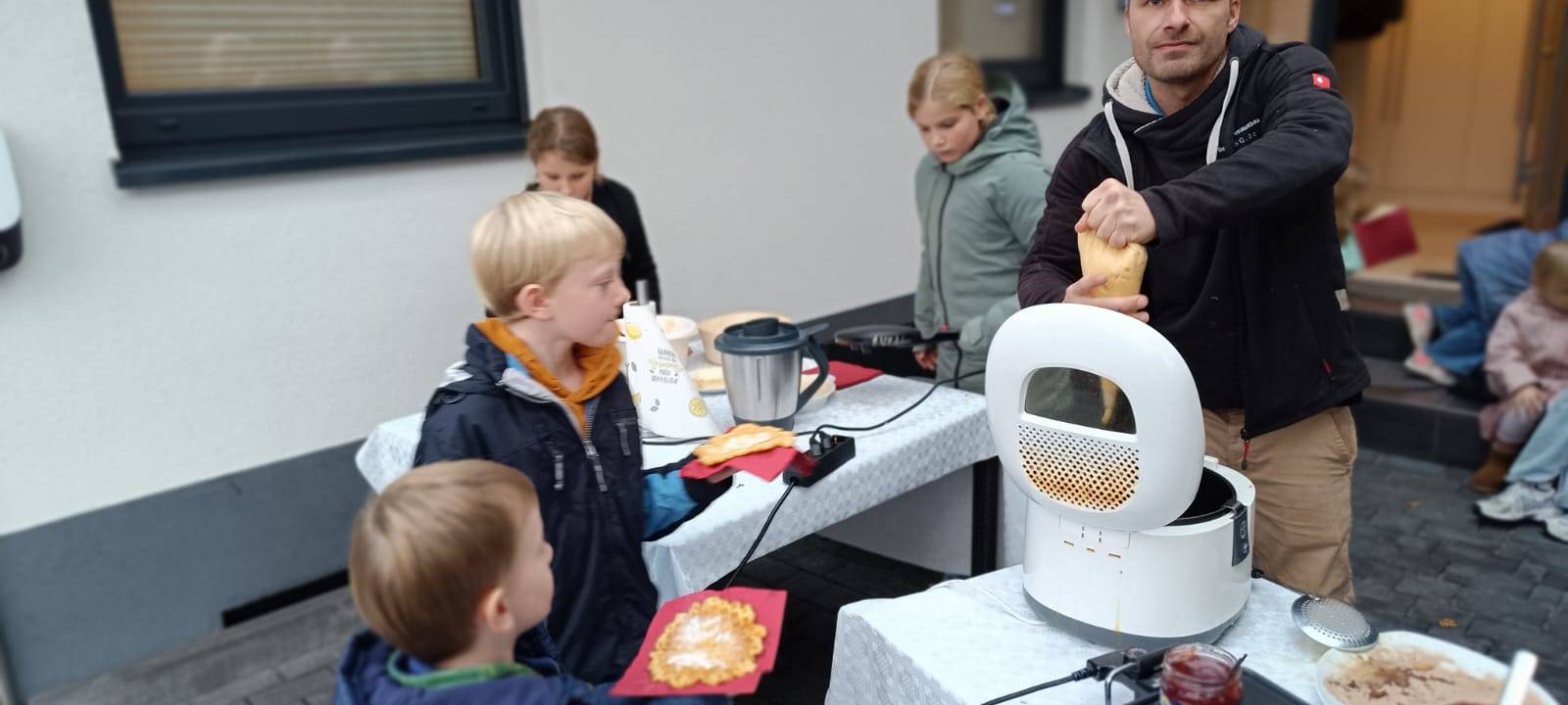 Waffeln backen für Lichtblicke