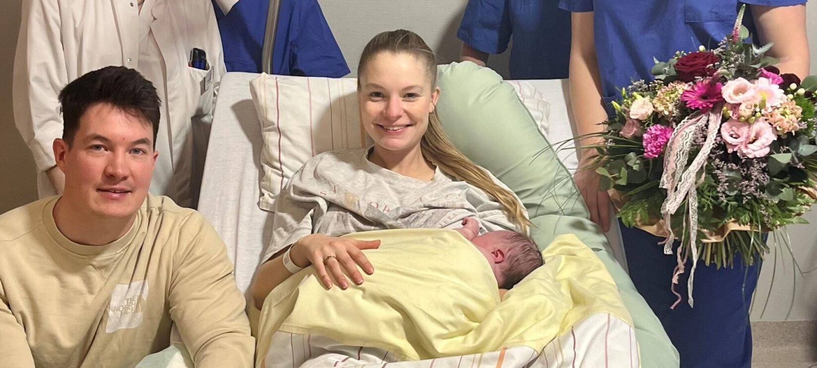 Finn ist das Neujahrsbaby 2026 im Kreis Borken