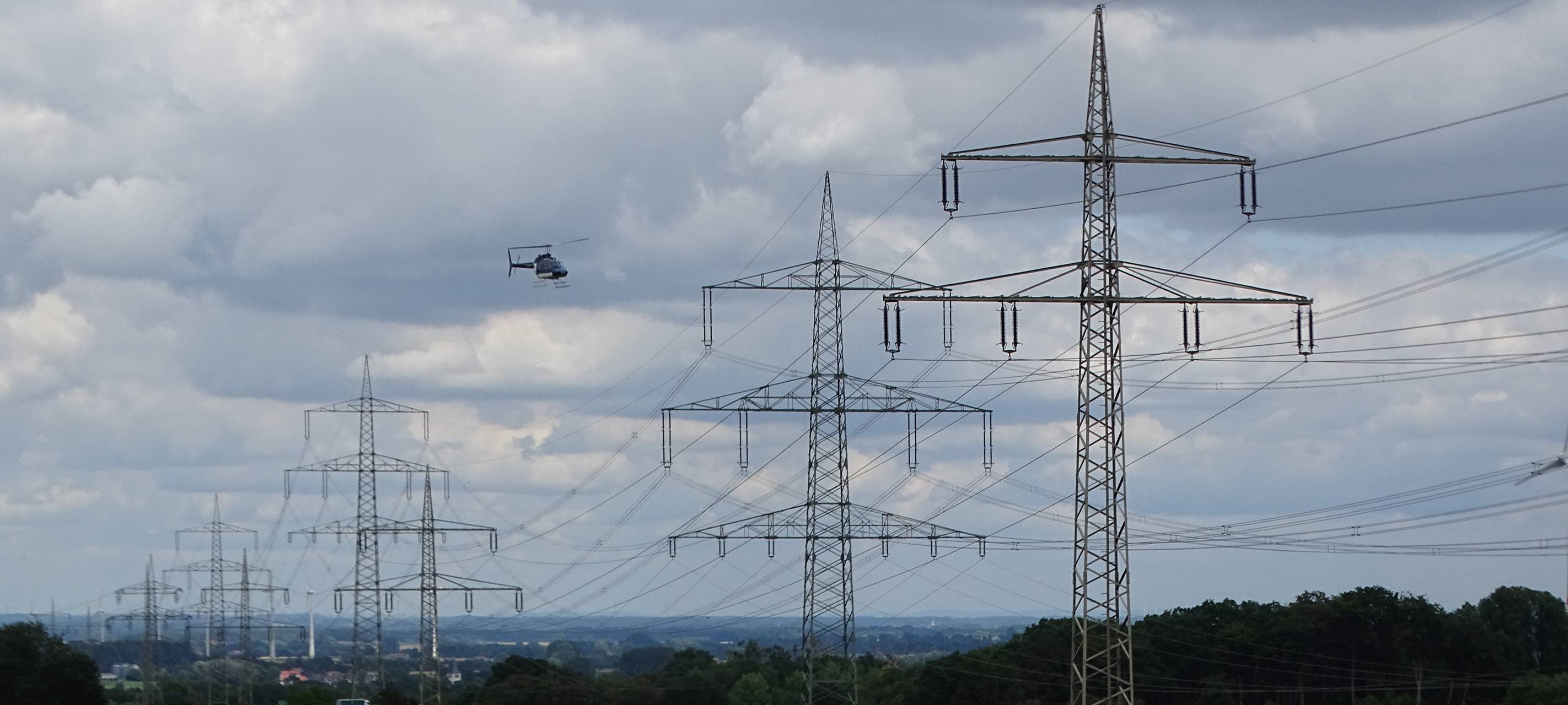 Helikopter über Gescher