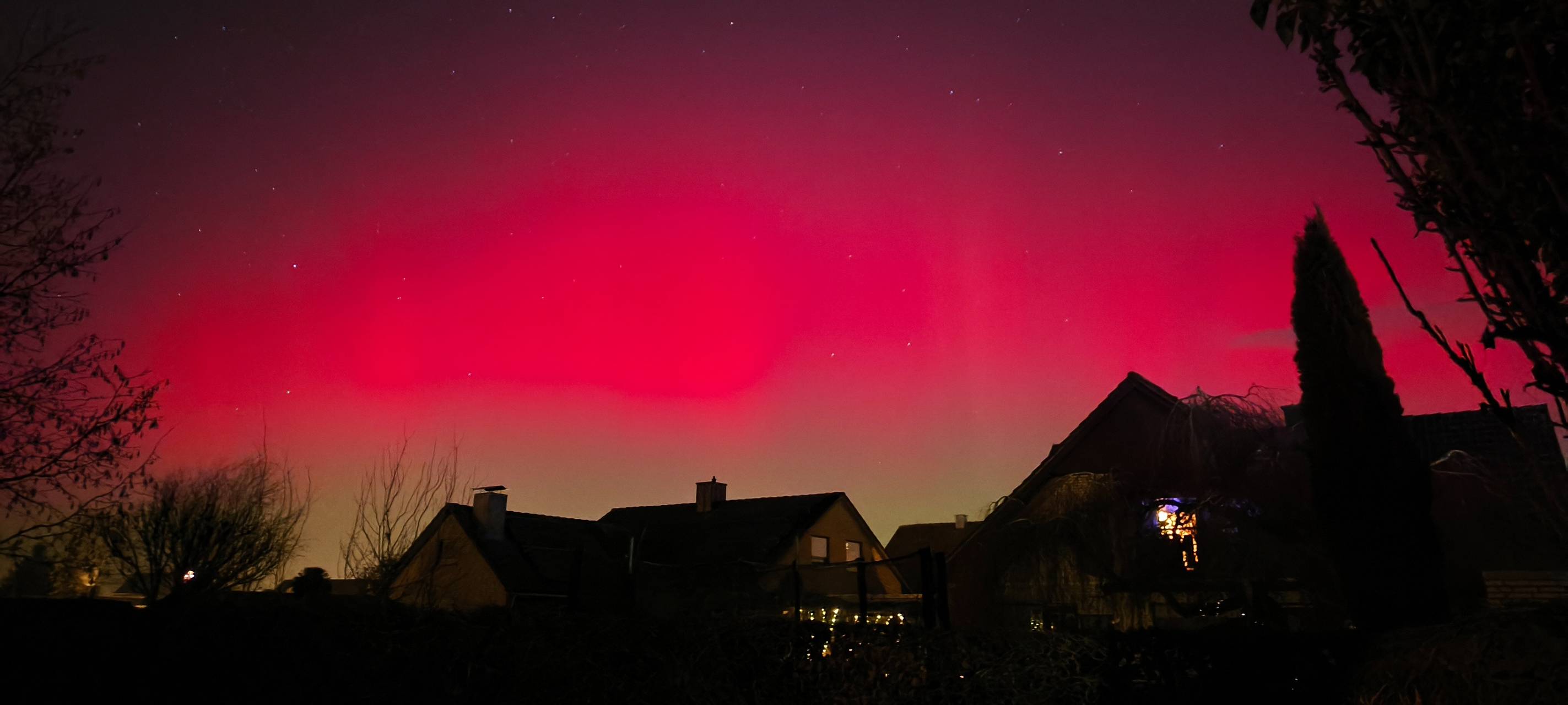 Polarlichter im Westmünsterland