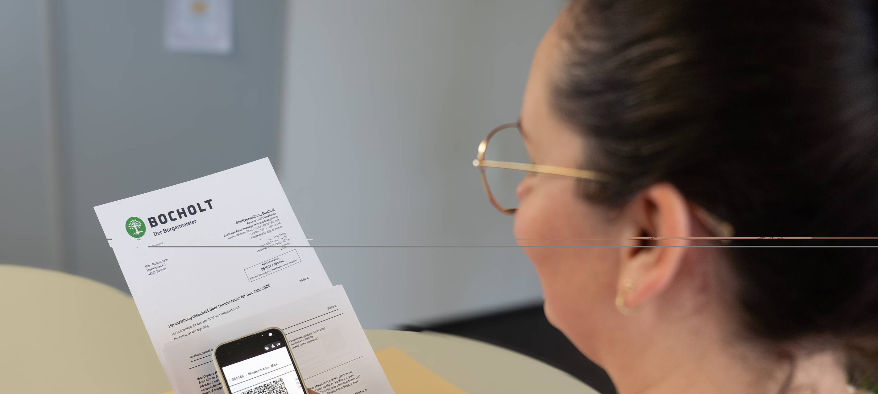 QR-Code ersetzt Hundemarke in Bocholt