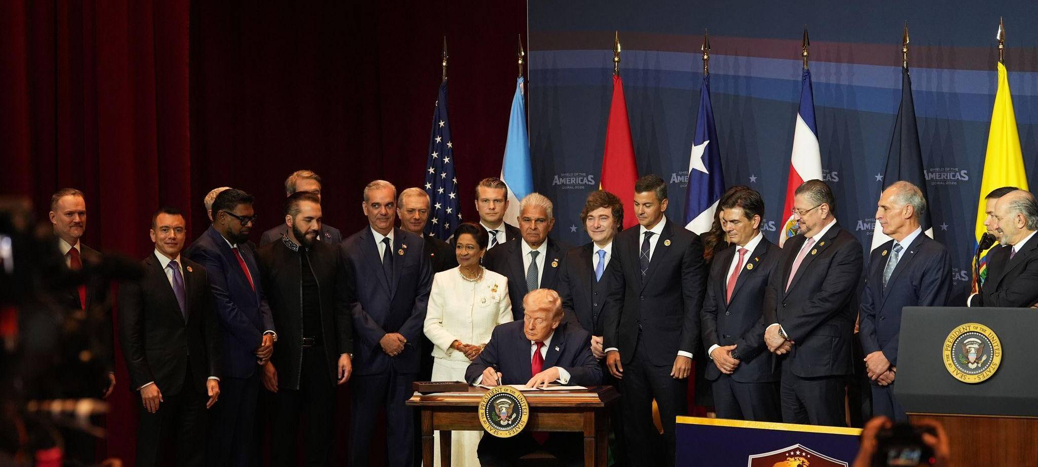 Trump empfängt Regierungschefs aus Lateinamerika und Karibik