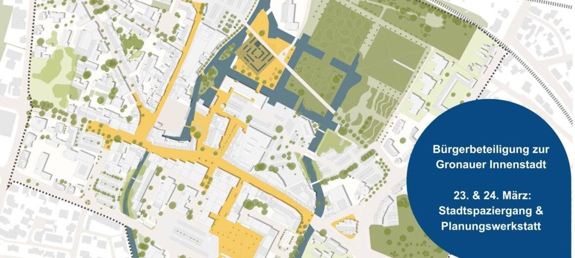 Stadt Gronau beteiligt Bürger bei Entwicklung der Innenstadt