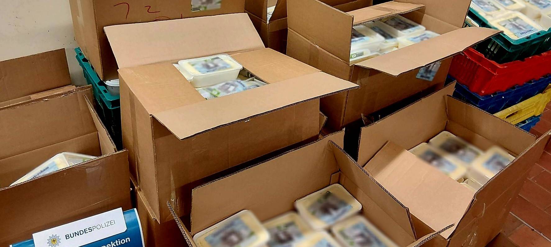 Bundespolizei stellte ungekühltes Eis sicher