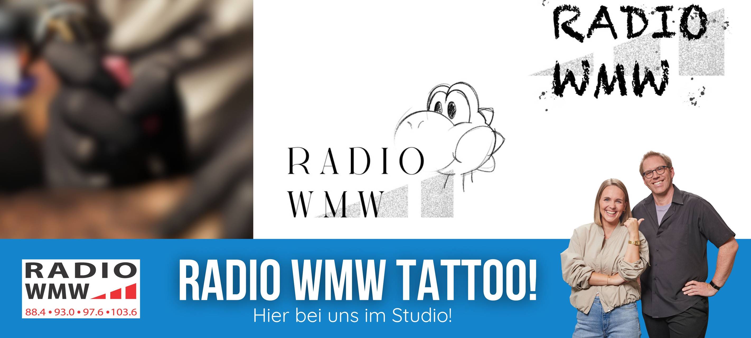 RADIO WMW Tattoo bei uns im Studio!