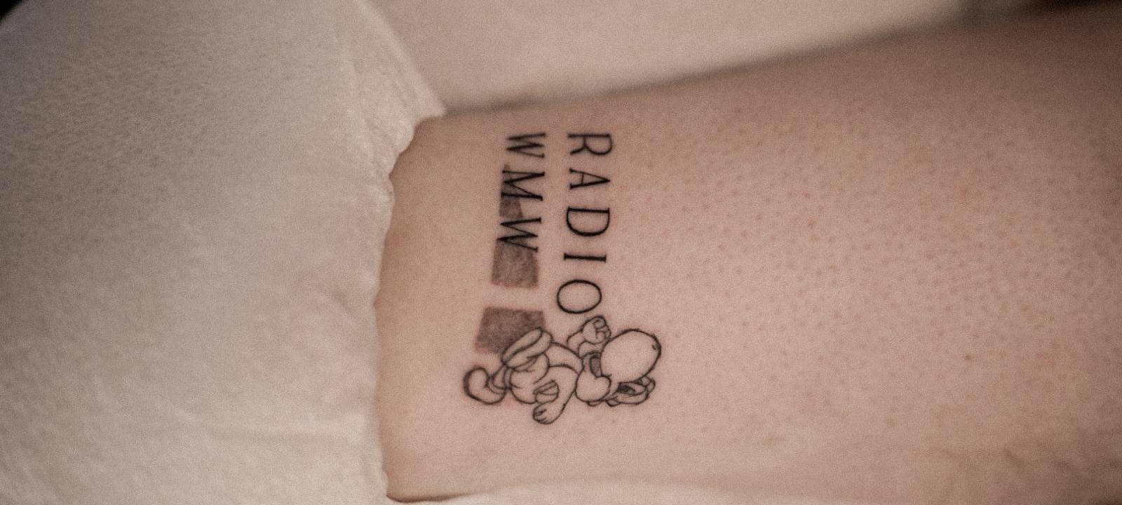 RADIO WMW Tattoo bei uns im Studio!