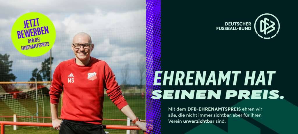 Aufruf für Vorschläge für den DFB Ehrenamtspreis