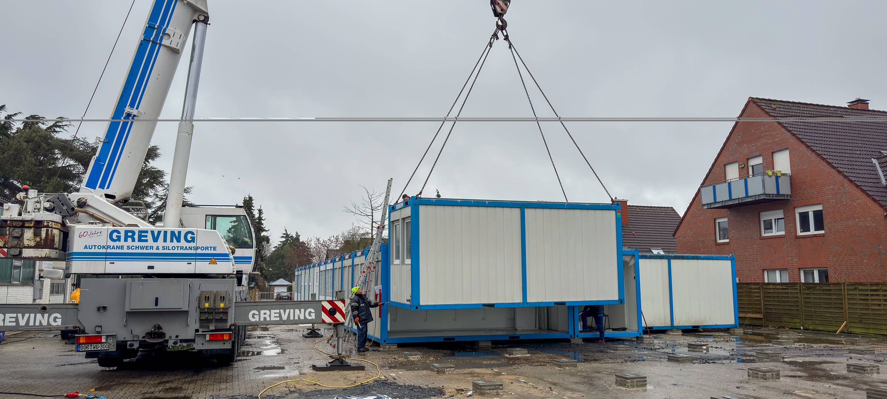 Rückbau einer Flüchtlingsunterkunft in Ahaus