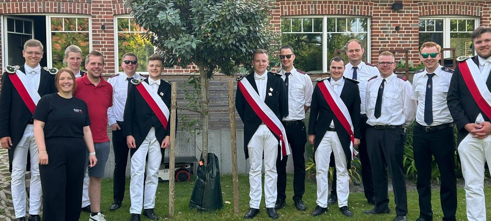 "Wecken" beim Bürgerschützenverein in Schöppingen