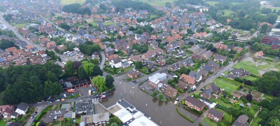 Jahrestag für Hochwasser 2016 in Stadtlohn