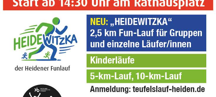 Teufelslauf in Heiden nun mit Fun-Lauf