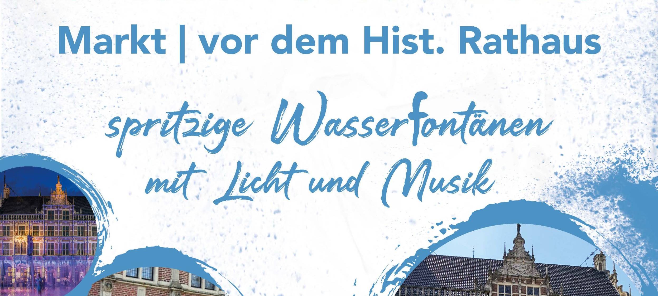 Bocholter Wasserspaß startet auf dem Marktplatz