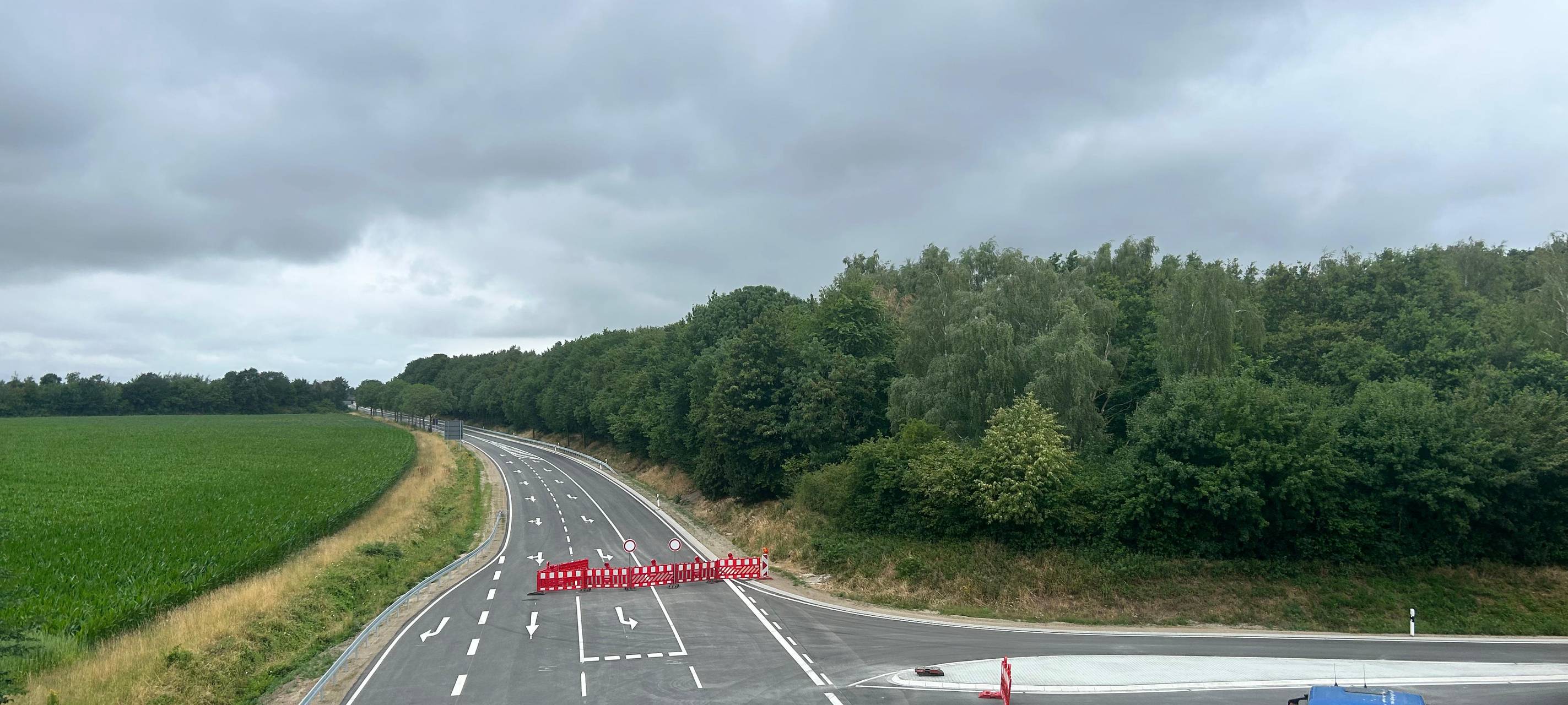 Freigabe der B70 in Borken am Freitag