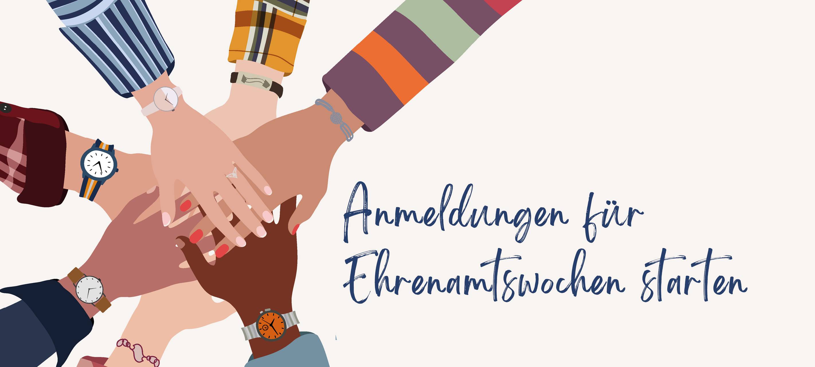 Anmeldung für Ehrenamtswochen in Ahaus
