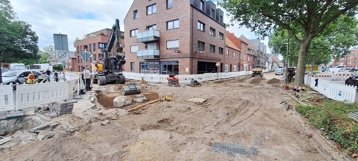 Ahaus: Bauarbeiten Wallstraße liegen weiter im Plan