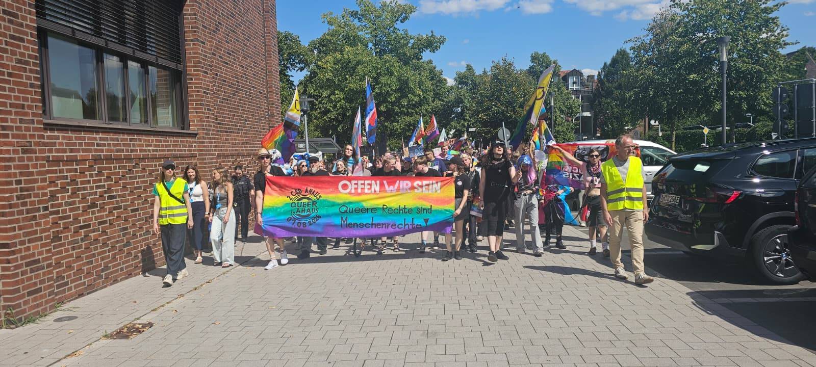 CSD in Ahaus verläuft friedlich