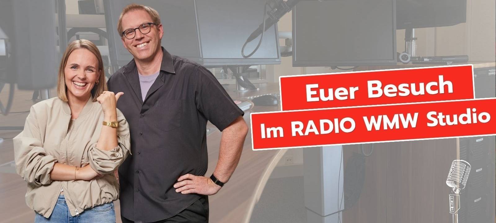 Besucht uns in unserem RADIO WMW Studio!