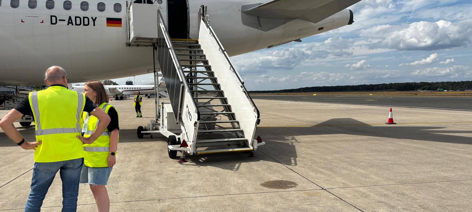 Am Flughafen Münster Osnabrück