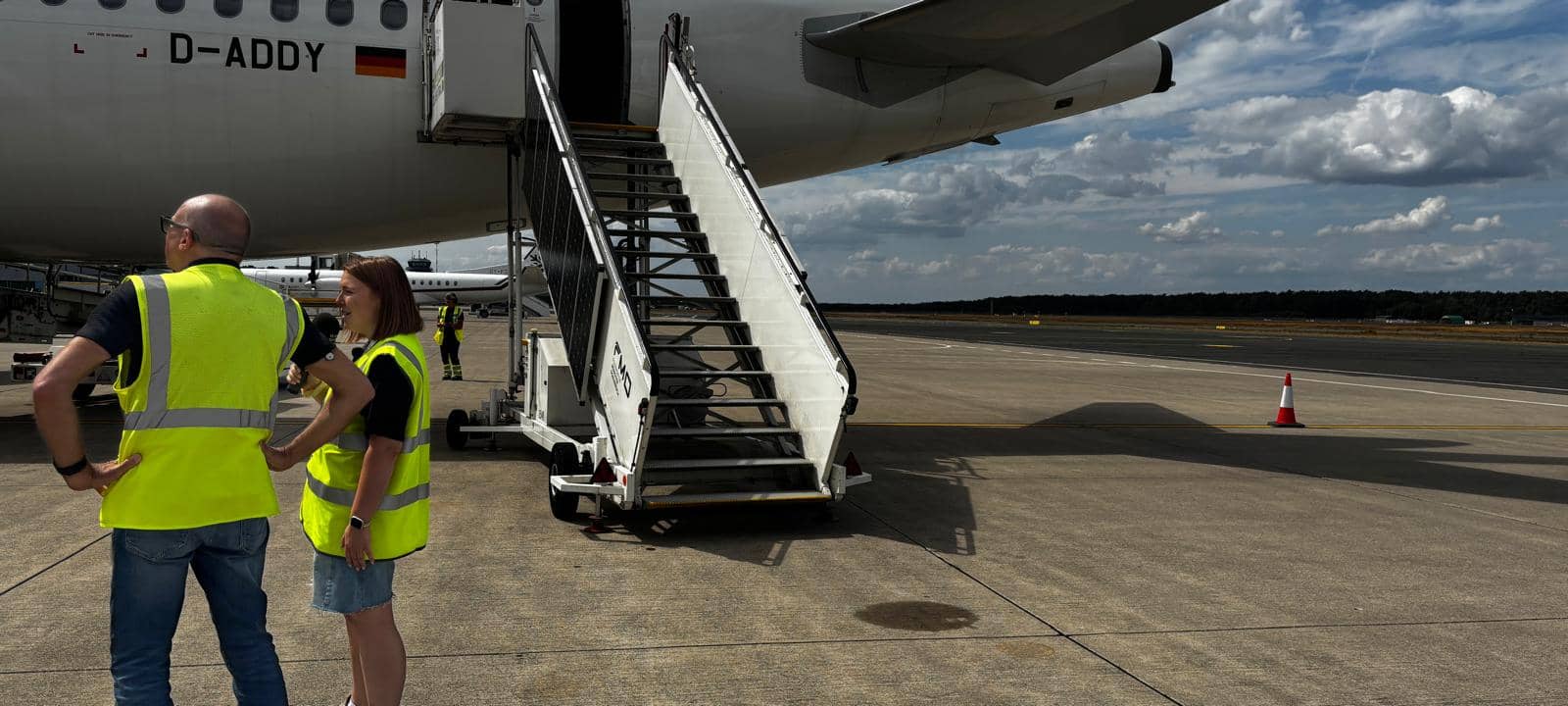 Am Flughafen Münster Osnabrück