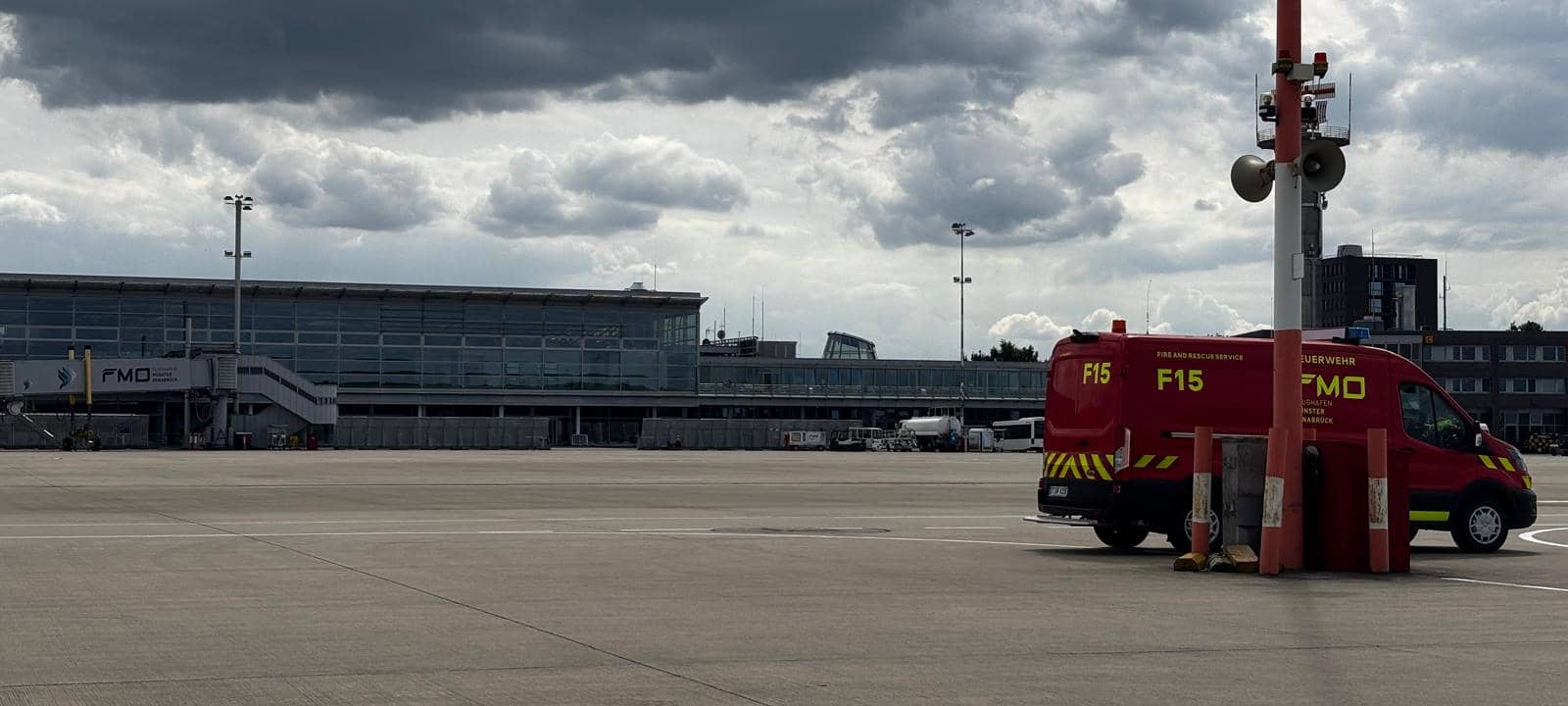 Am Flughafen Münster Osnabrück