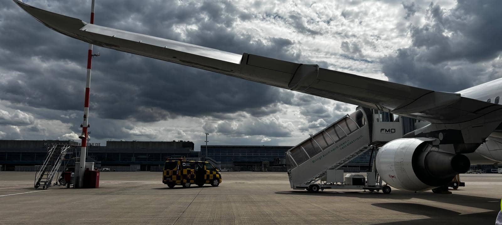 Am Flughafen Münster Osnabrück