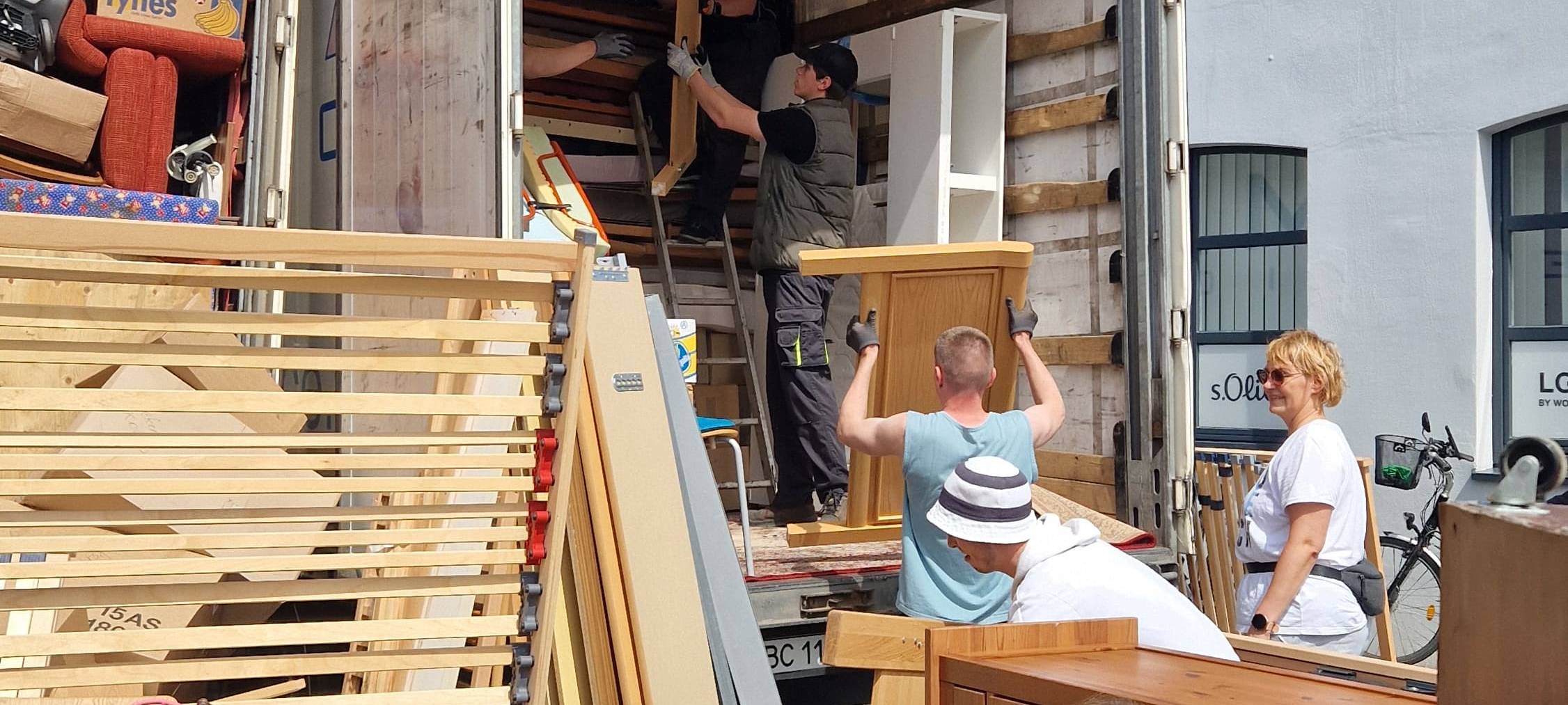 Beim Verein "Helfende Hände" in Bocholt