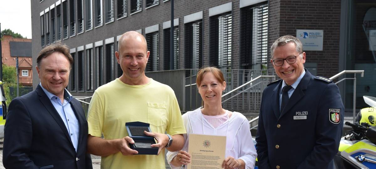 Landrat bedankt sich für Einsatz eines Rekeners