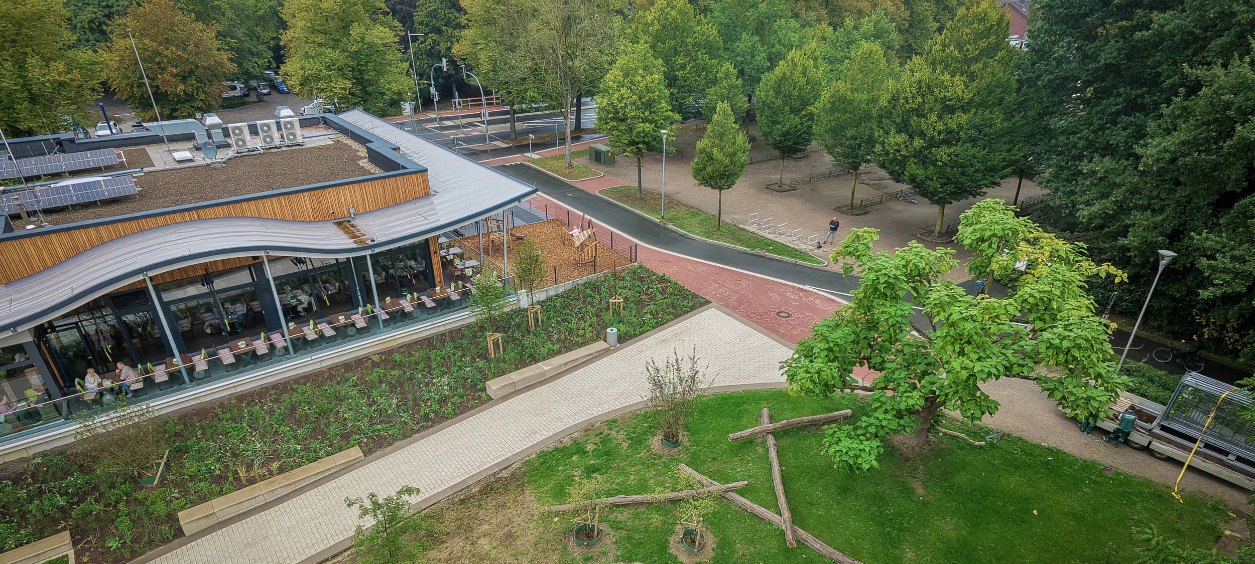 Neue Aassee-Terrassen in Bocholt fertig