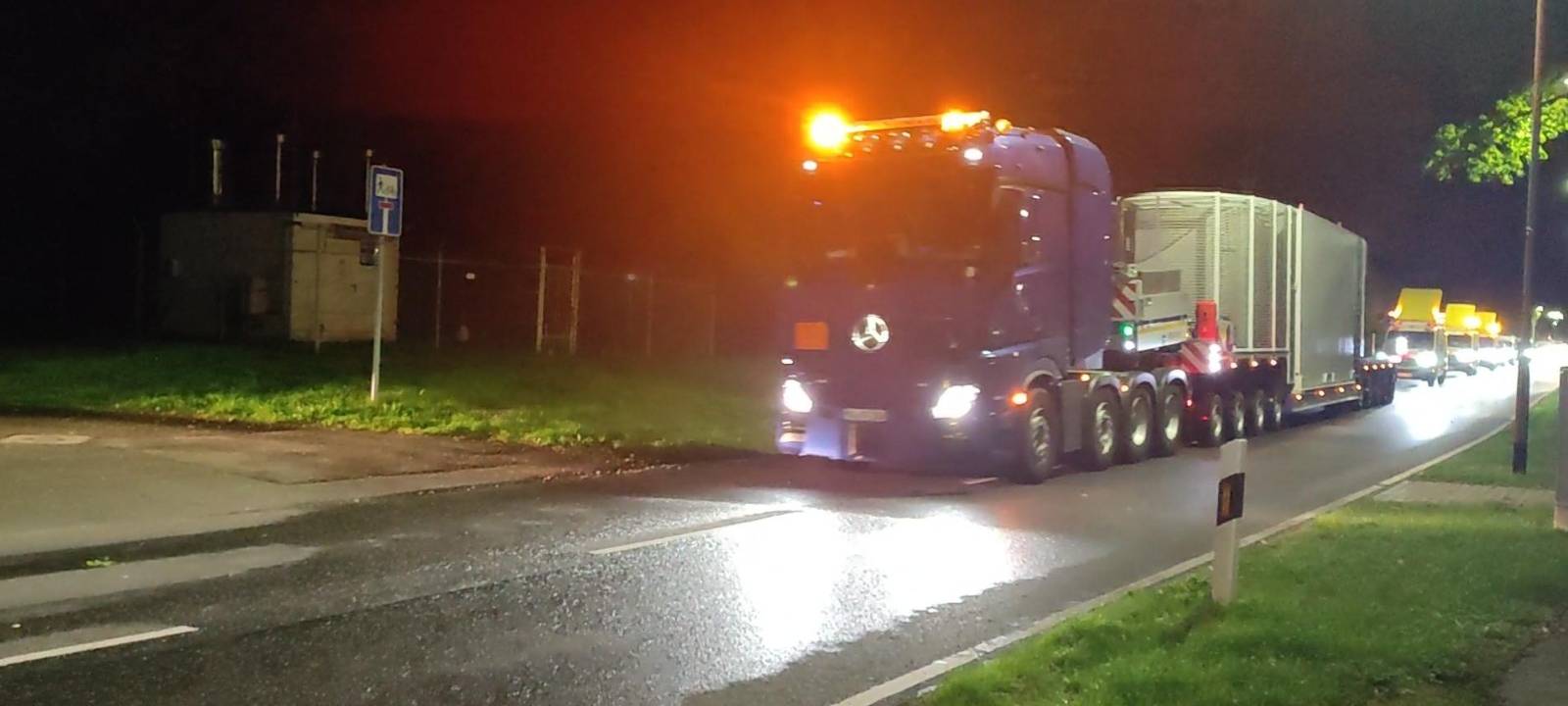 18. Castortransport im Ahauser Zwischenlager angekommen