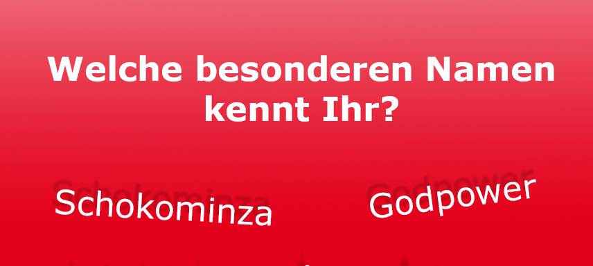 Wir suchen die verrücktesten Namen im Westmünsterland!