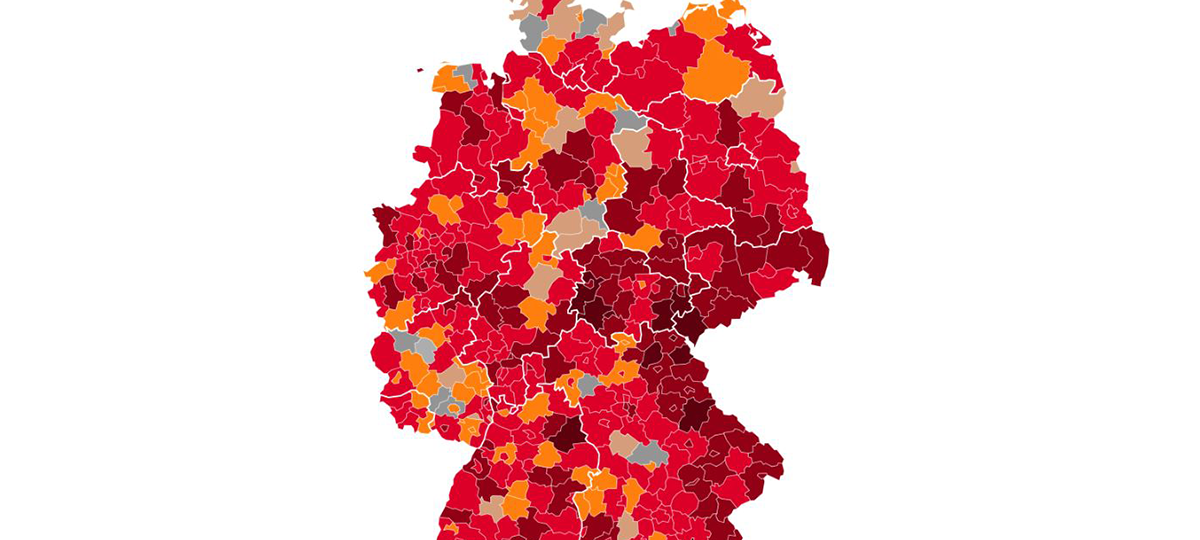 Inzidenz im Kreis Borken über 100