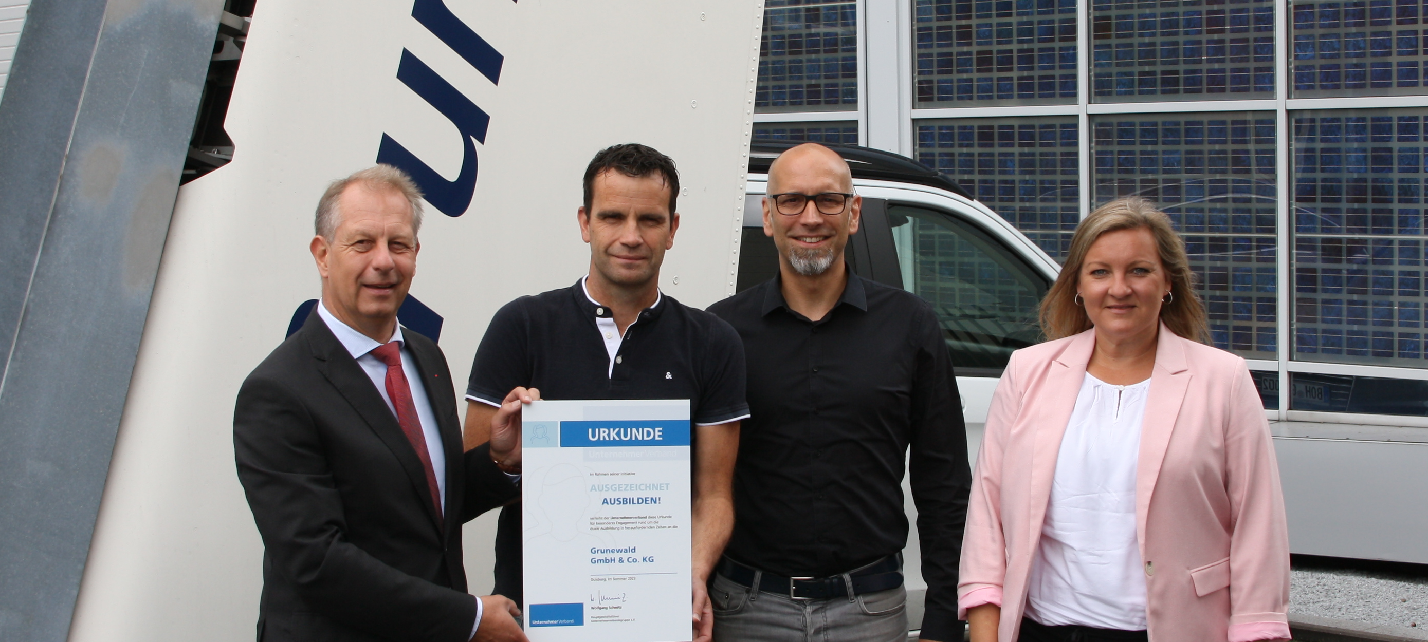 Auszeichnung Grunewald für Ausbildung