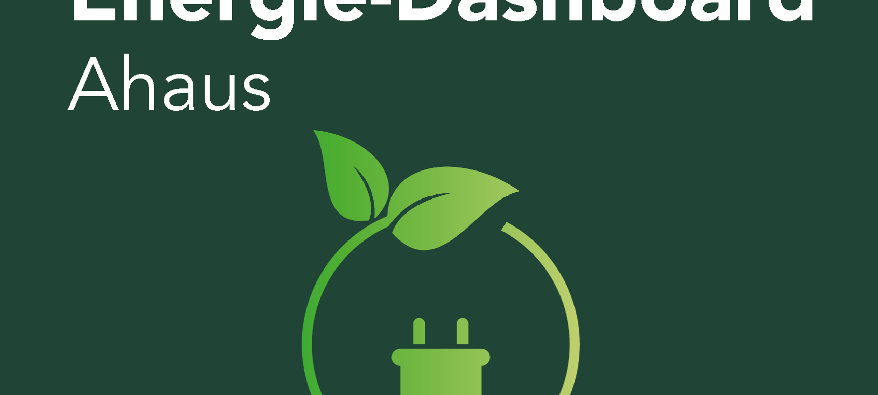 Rathaus Ahaus mit Energie-Dashboard