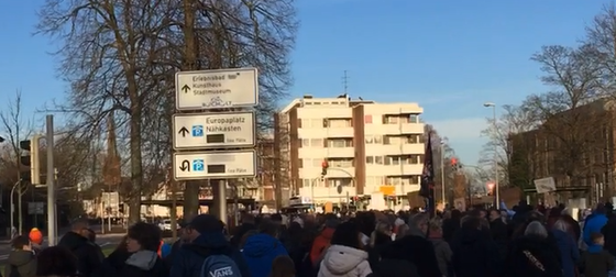 8000 bis 9000 Demonstranten in Bocholt