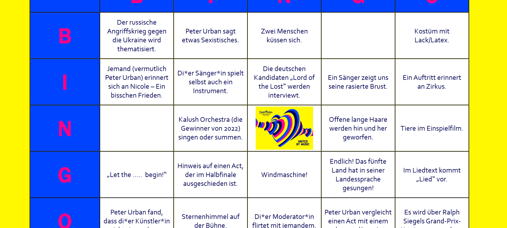 Der Eurovision Song Contest
