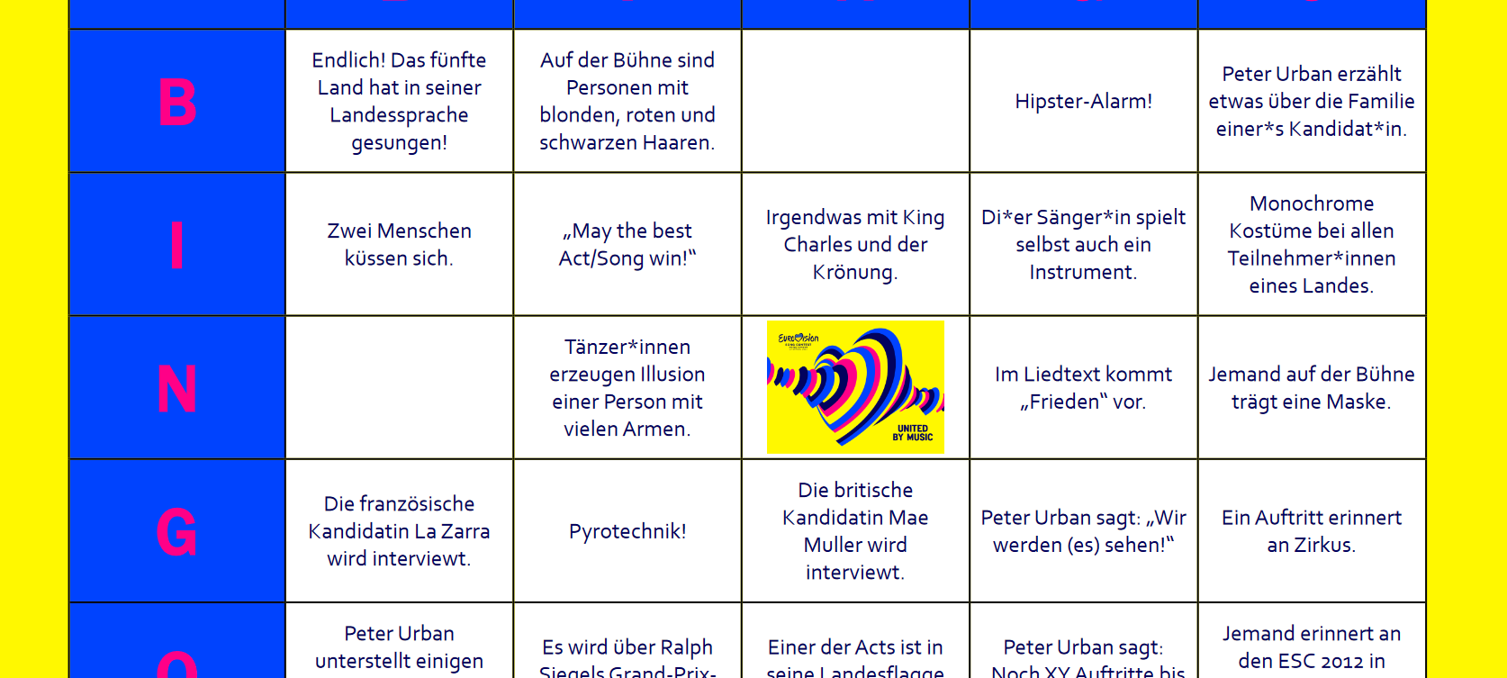Der Eurovision Song Contest