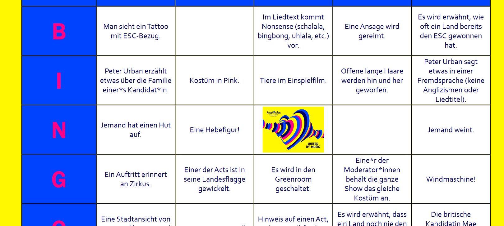 Der Eurovision Song Contest