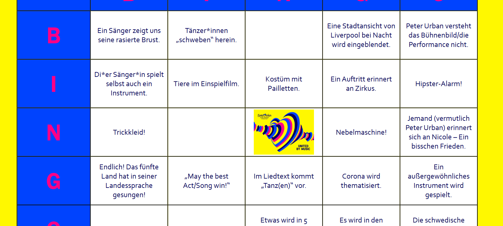 Der Eurovision Song Contest