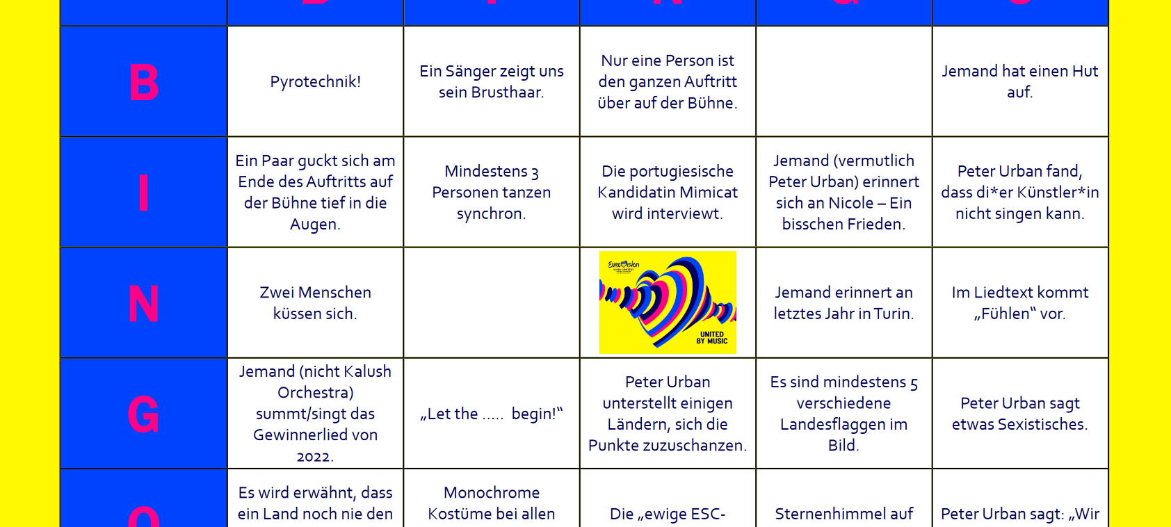 Der Eurovision Song Contest