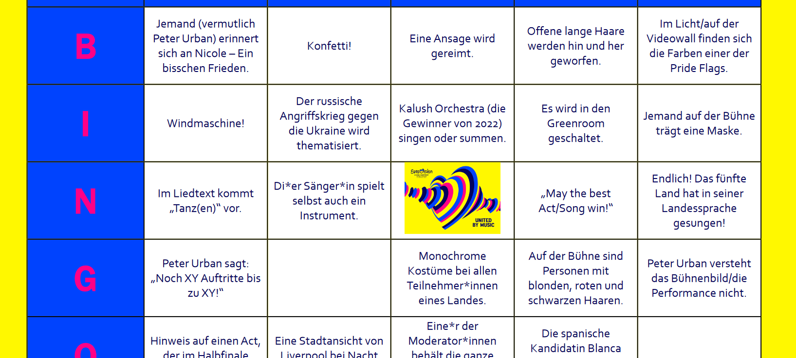 Der Eurovision Song Contest