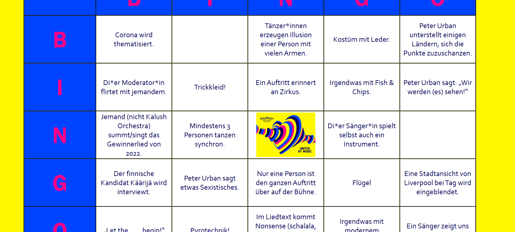 Der Eurovision Song Contest