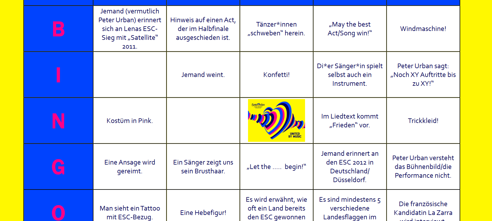 Der Eurovision Song Contest