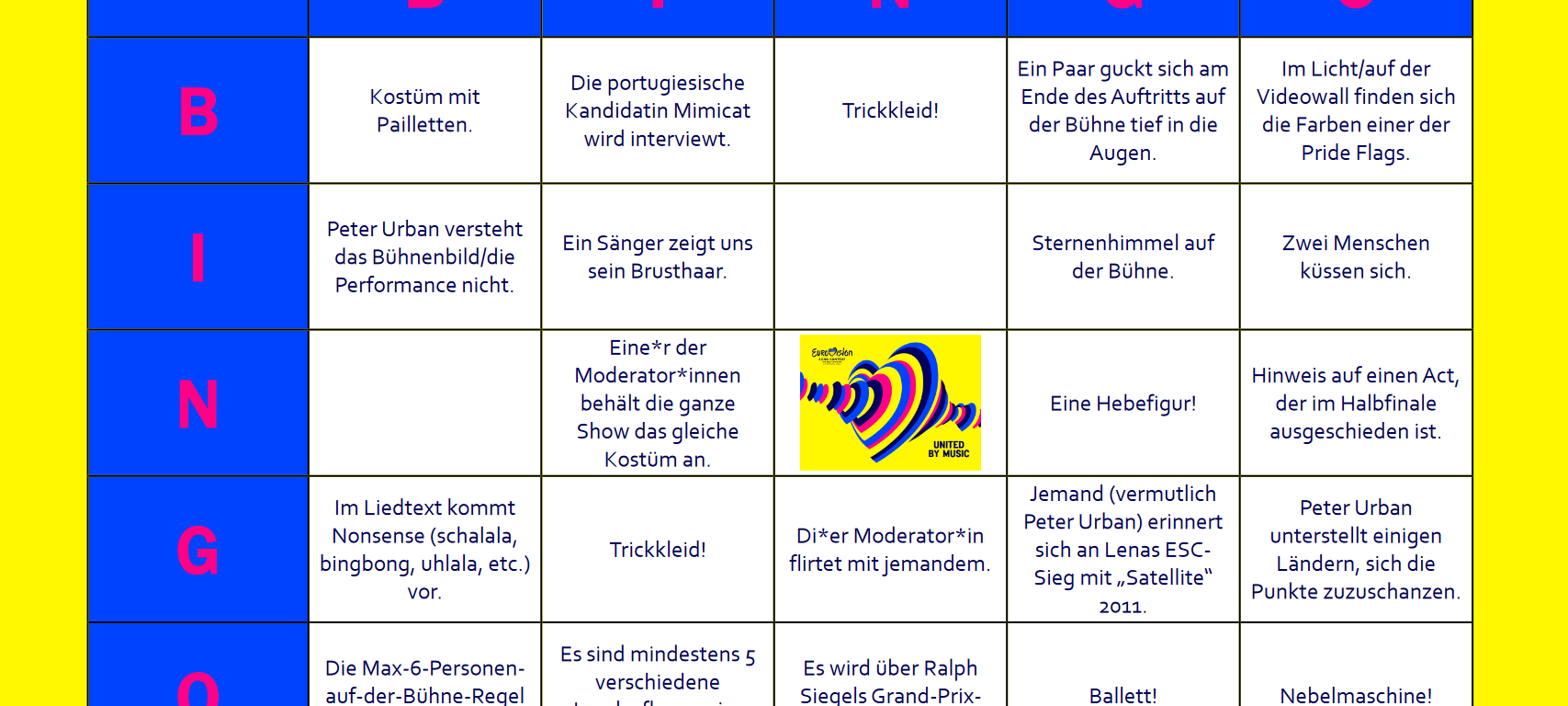 Der Eurovision Song Contest